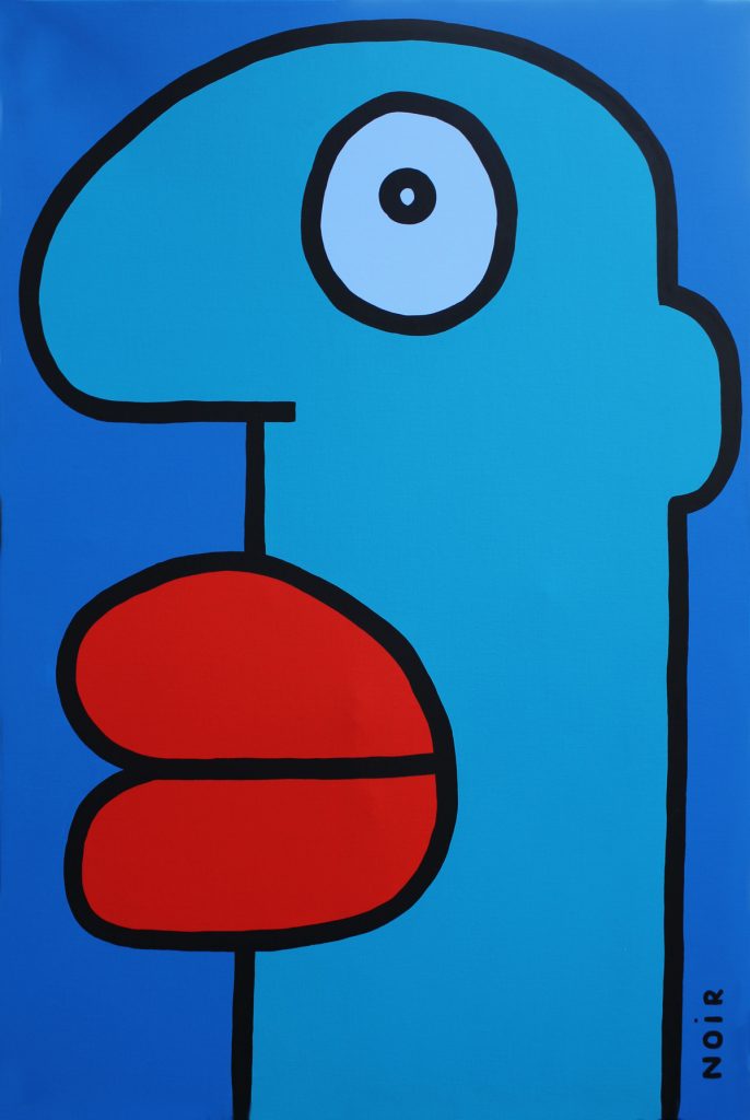 Thierry Noir - Blue Head (HR)