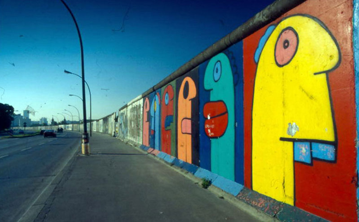 Thierry Noir - Berlin Wall - 1980s