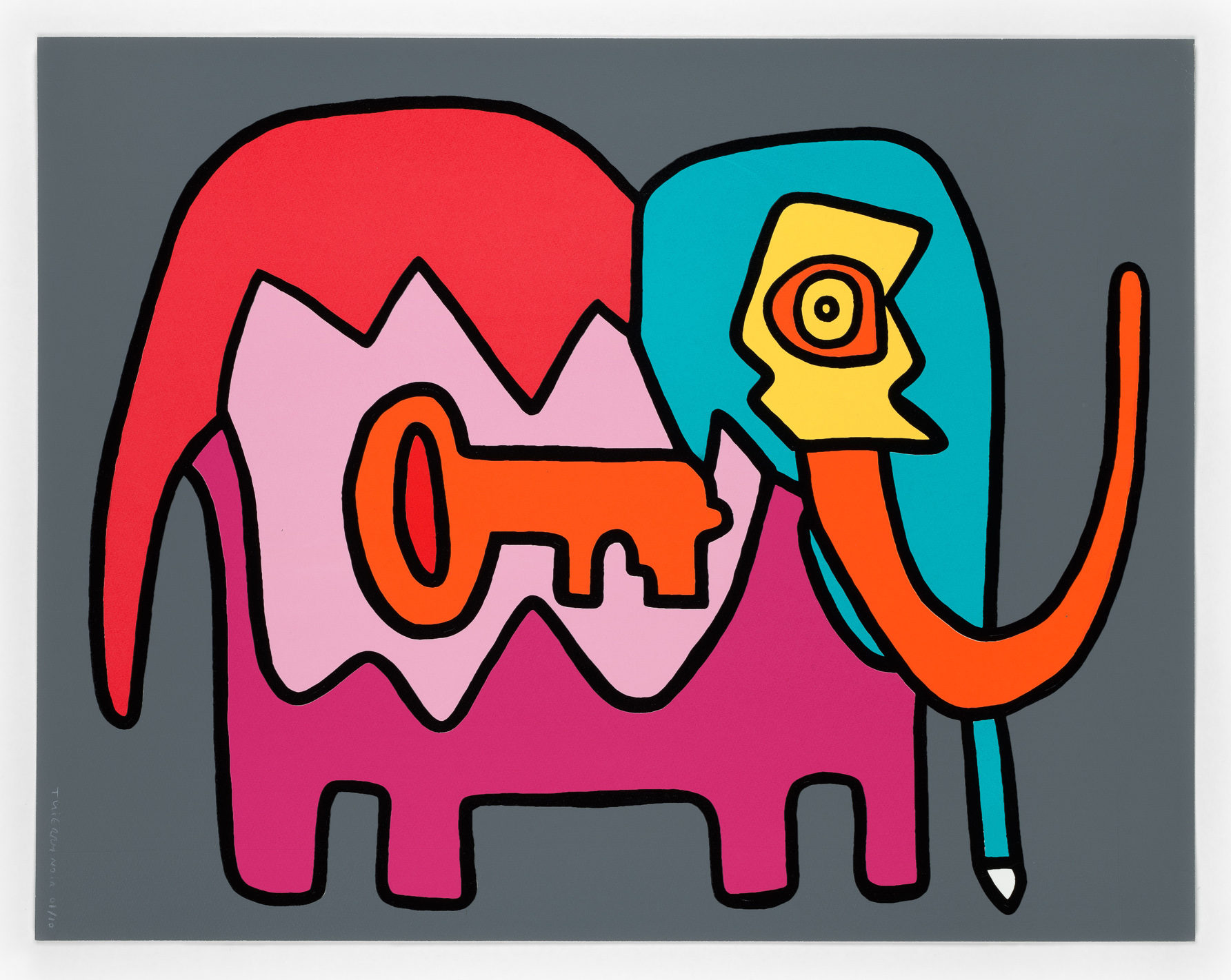 Thierry Noir - Elephant Key (Dark)