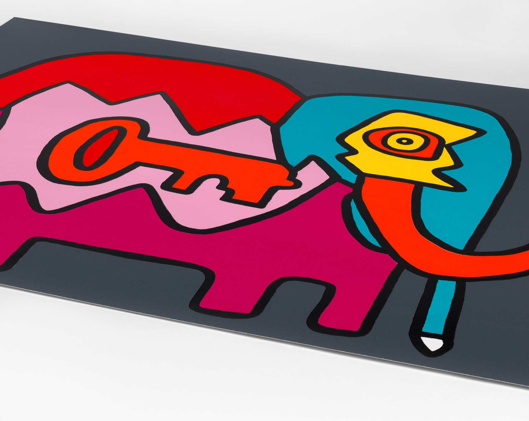 Thierry Noir - Elephant Key (Dark) (Detail)
