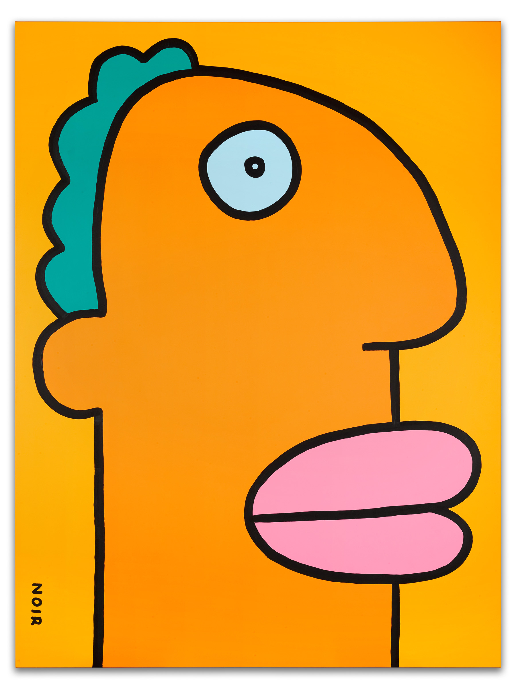 Thierry Noir - I look above me; it will be sunny tomorrow