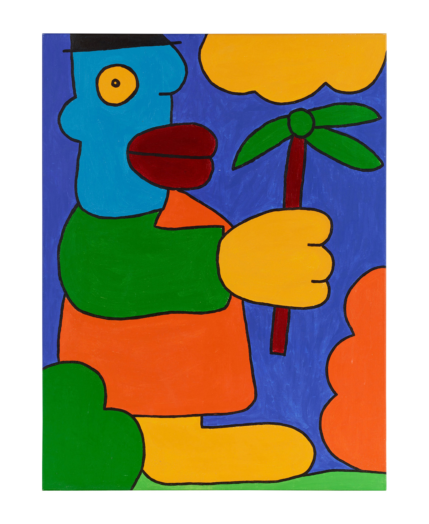 Thierry Noir - Nächstes Mal kaufe ich eine noch grössere (120 by 90 cm, 1996)